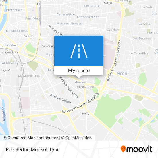Rue Berthe Morisot plan