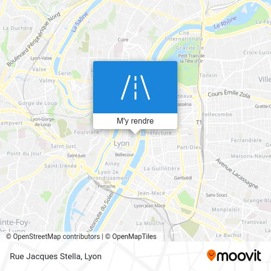 Rue Jacques Stella plan
