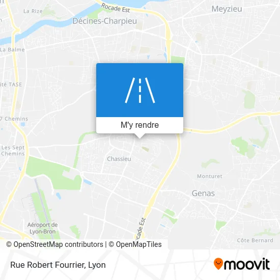 Rue Robert Fourrier plan