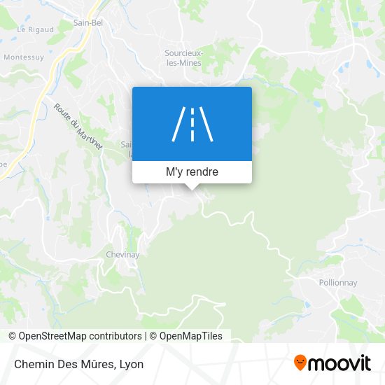 Chemin Des Mûres plan