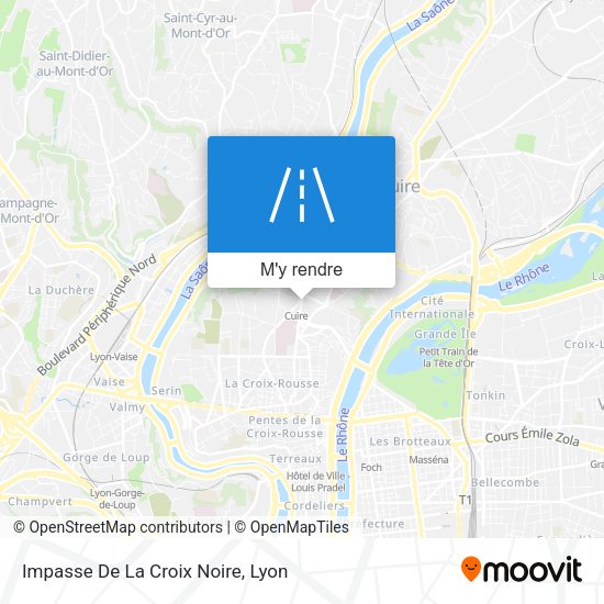 Impasse De La Croix Noire plan