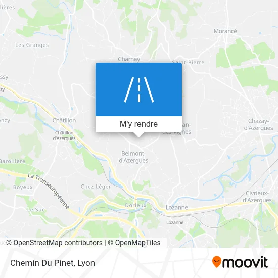 Chemin Du Pinet plan