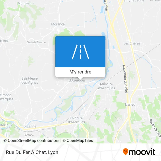 Rue Du Fer À Chat plan