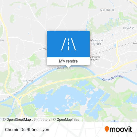 Chemin Du Rhône plan
