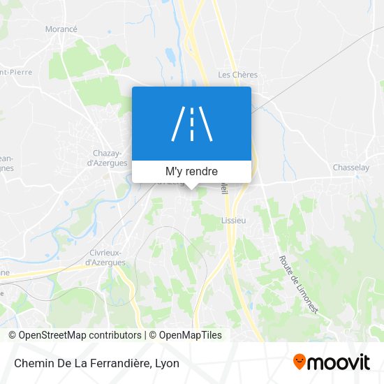 Chemin De La Ferrandière plan