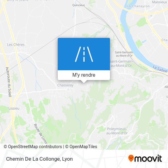 Chemin De La Collonge plan