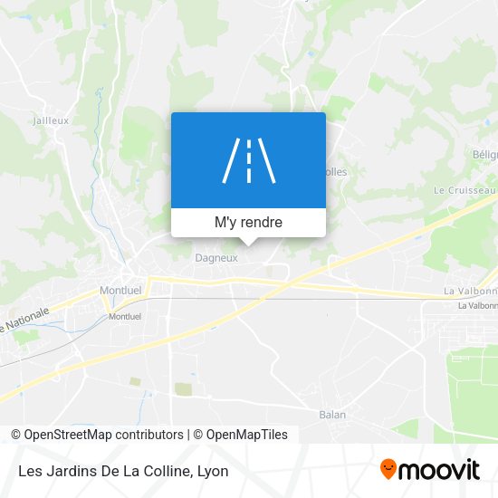 Les Jardins De La Colline plan