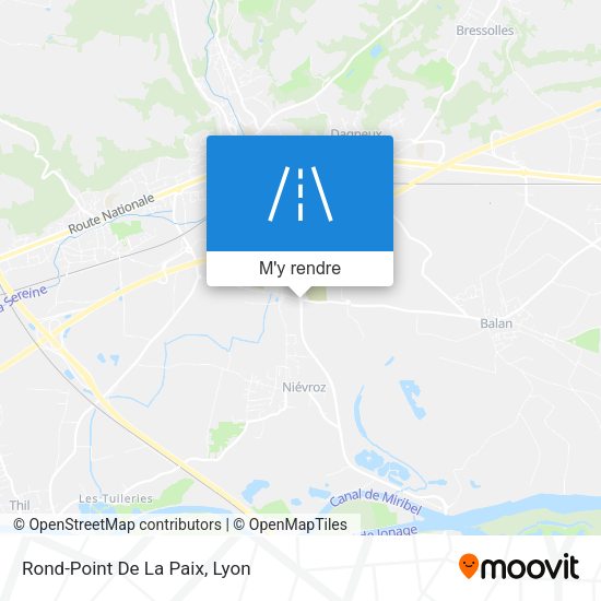 Rond-Point De La Paix plan
