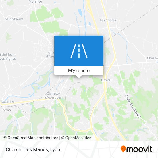 Chemin Des Mariés plan