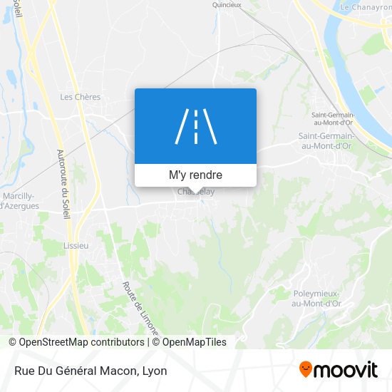 Rue Du Général Macon plan