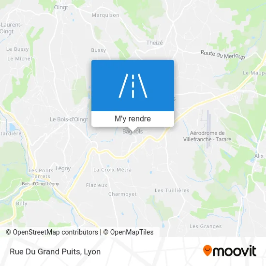 Rue Du Grand Puits plan