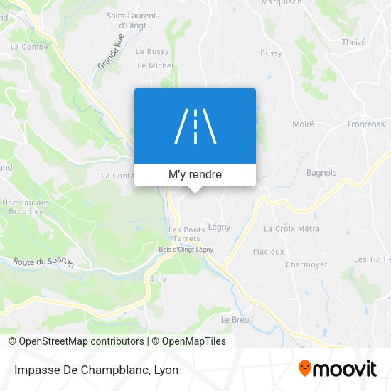 Impasse De Champblanc plan