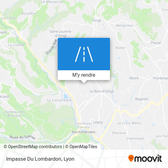 Impasse Du Lombardon plan
