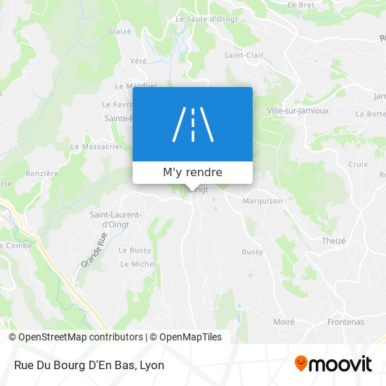 Rue Du Bourg D'En Bas plan