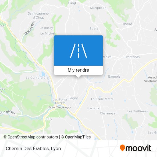 Chemin Des Érables plan