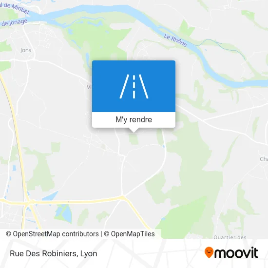 Rue Des Robiniers plan