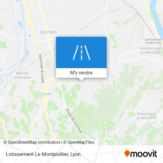 Lotissement Le Montpiollier plan