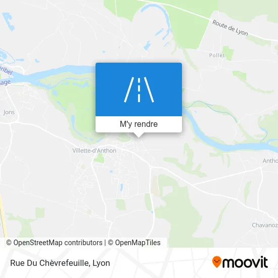 Rue Du Chèvrefeuille plan