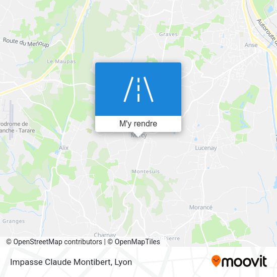 Impasse Claude Montibert plan