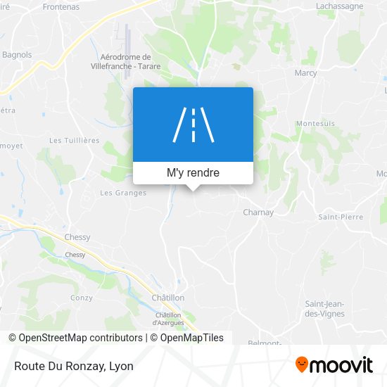 Route Du Ronzay plan