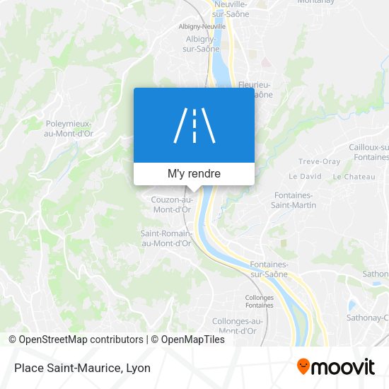 Place Saint-Maurice plan