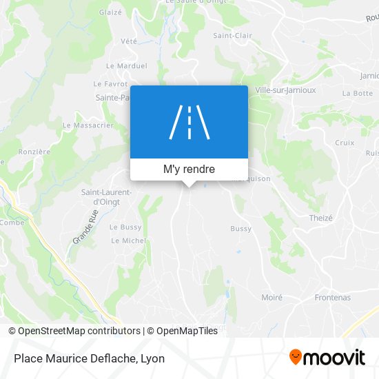 Place Maurice Deflache plan