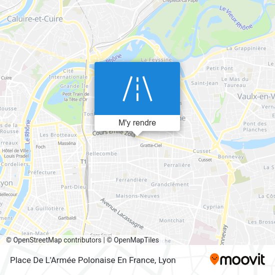 Place De L'Armée Polonaise En France plan