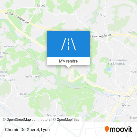 Chemin Du Guéret plan