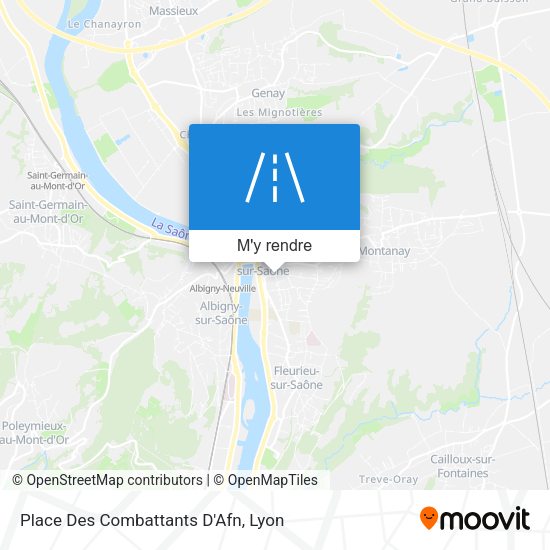 Place Des Combattants D'Afn plan