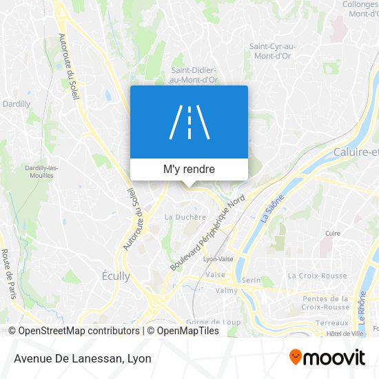 Avenue De Lanessan plan
