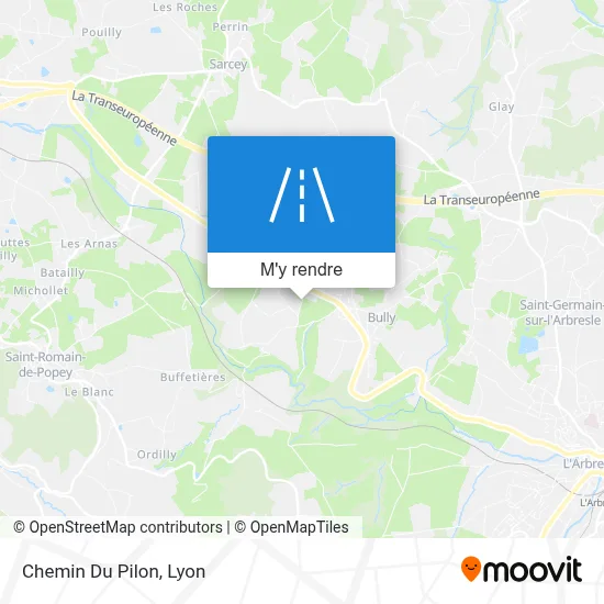 Chemin Du Pilon plan