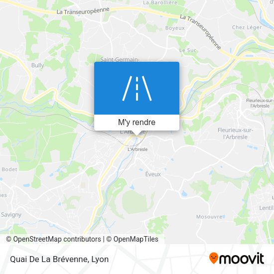 Quai De La Brévenne plan