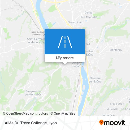 Allée Du Trêve Collonge plan