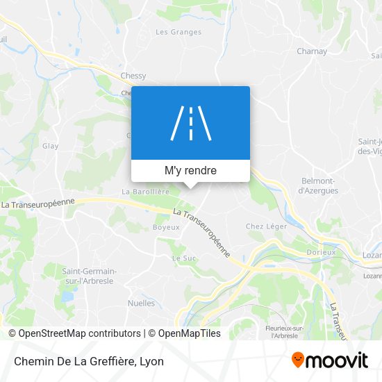 Chemin De La Greffière plan