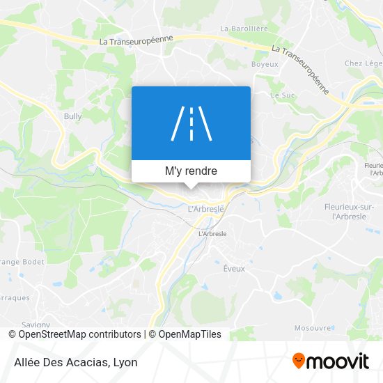 Allée Des Acacias plan