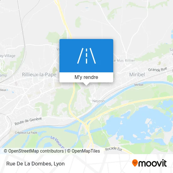 Rue De La Dombes plan