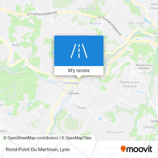 Rond-Point Du Martinon plan