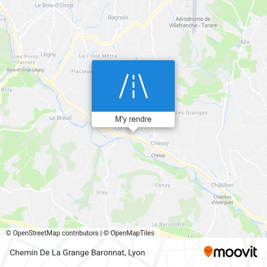 Chemin De La Grange Baronnat plan