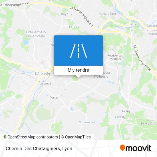 Chemin Des Châtaigniers plan