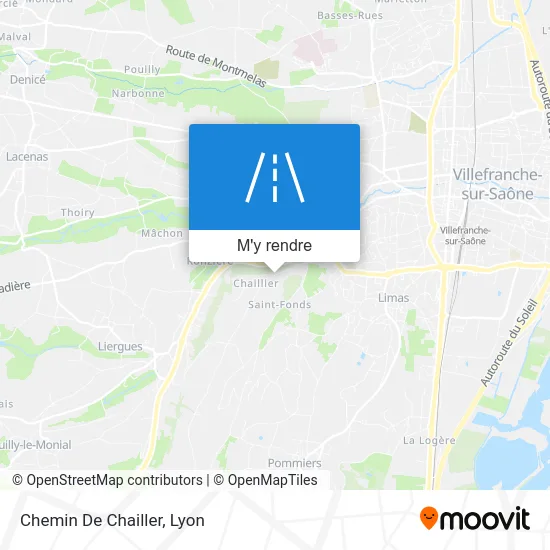 Chemin De Chailler plan