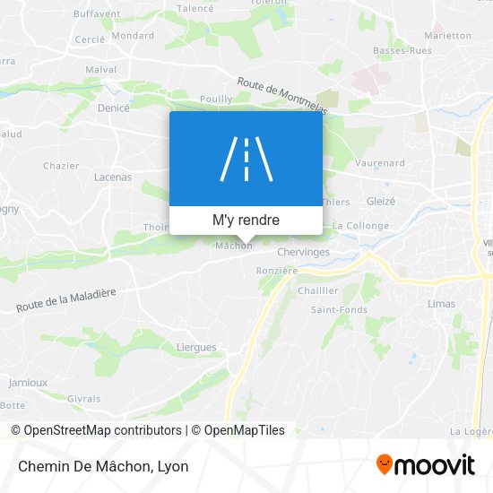 Chemin De Mâchon plan