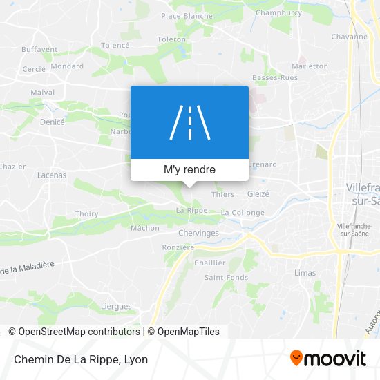Chemin De La Rippe plan