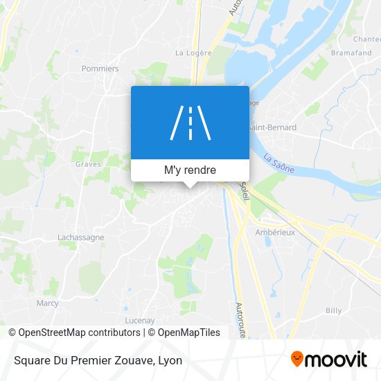 Square Du Premier Zouave plan
