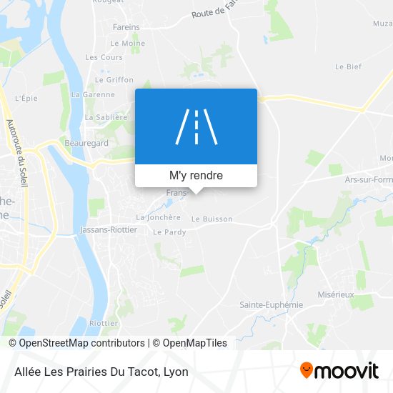 Allée Les Prairies Du Tacot plan
