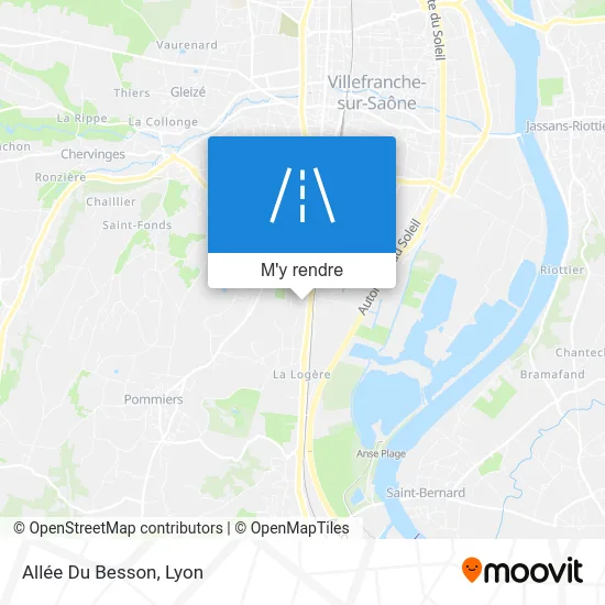 Allée Du Besson plan