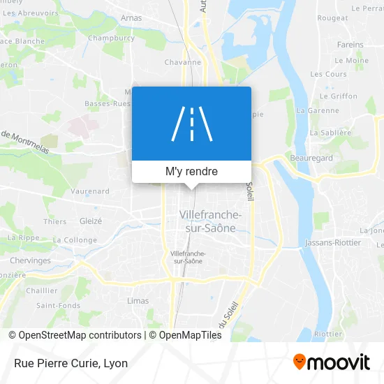 Rue Pierre Curie plan