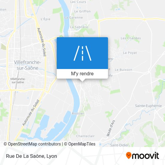 Rue De La Saône plan