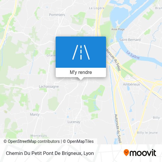 Chemin Du Petit Pont De Brigneux plan