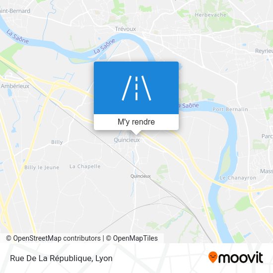 Rue De La République plan