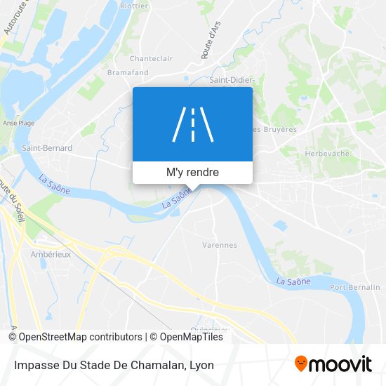 Impasse Du Stade De Chamalan plan